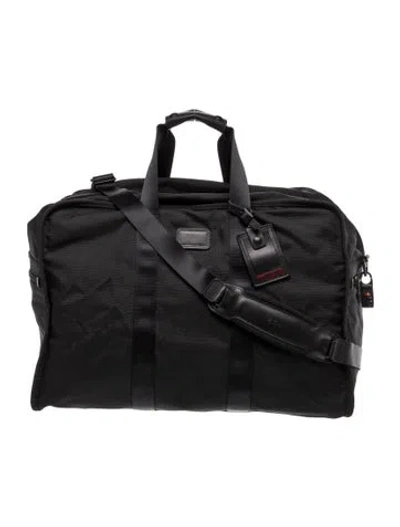 Pre-owned Tumi Nylon Weekender Bag In Black