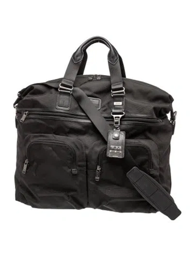 Pre-owned Tumi Nylon Weekender Bag In Black