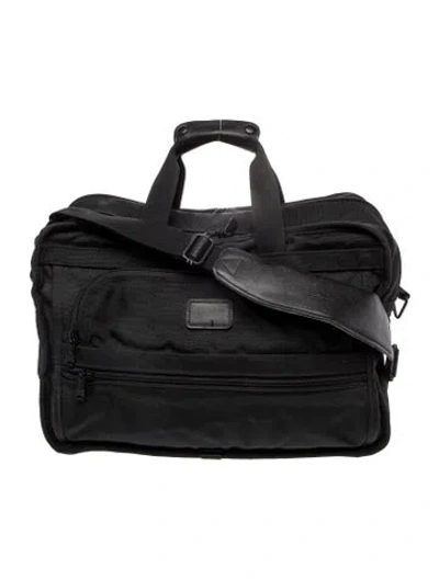 Pre-owned Tumi Nylon Weekender Bag In Black