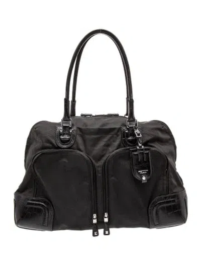 Pre-owned Tumi Nylon Weekender Bag In Black