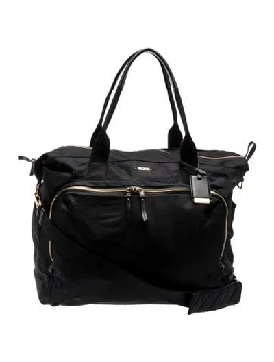 Pre-owned Tumi Nylon Weekender Bag In Black