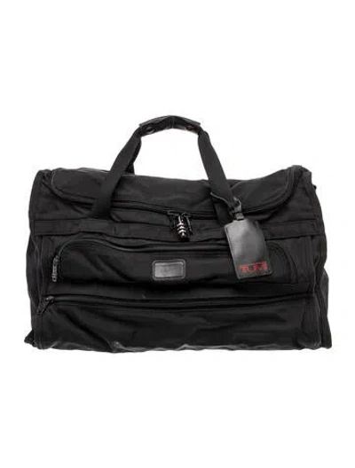 Pre-owned Tumi Nylon Weekender Bag In Black