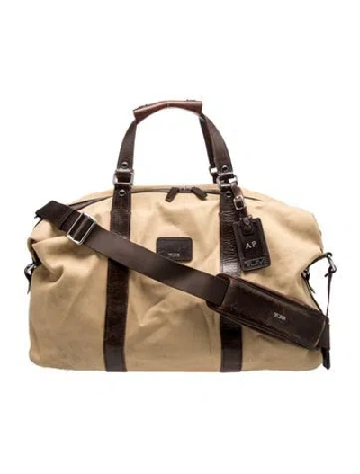 Pre-owned Tumi Nylon Weekender Bag In Brown