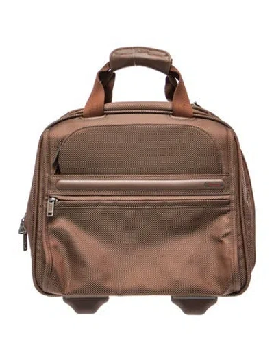 Pre-owned Tumi Nylon Weekender Bag In Brown