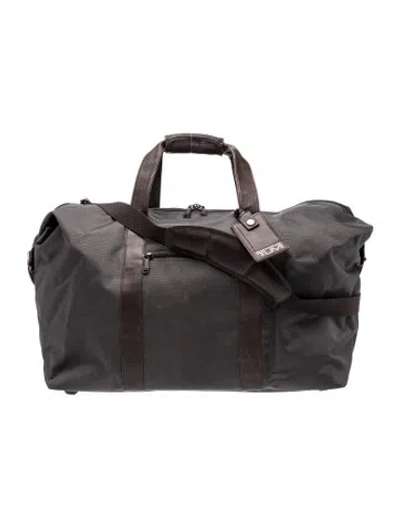 Pre-owned Tumi Nylon Weekender Bag In Grey
