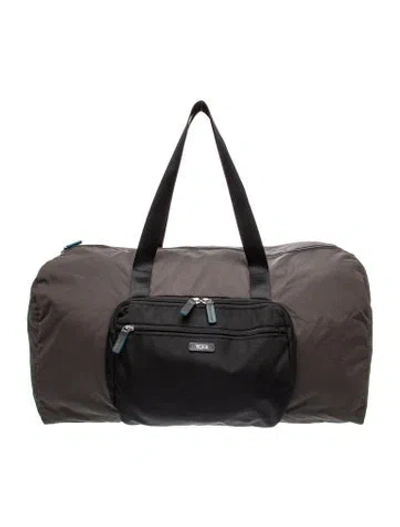 Pre-owned Tumi Nylon Weekender Bag In Grey