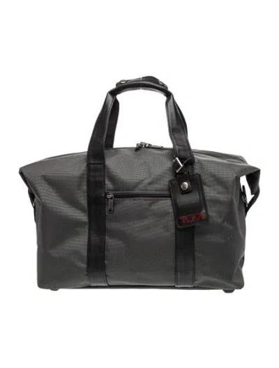 Pre-owned Tumi Nylon Weekender Bag In Grey