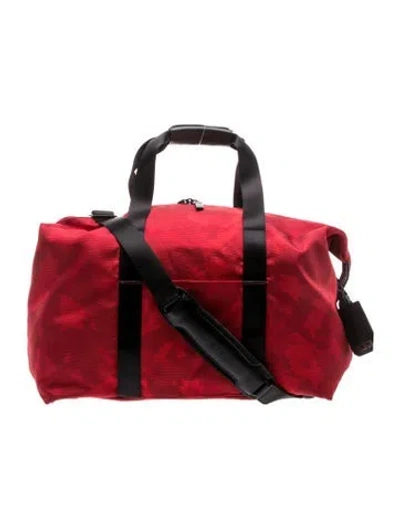 Pre-owned Tumi Nylon Weekender Bag In Red