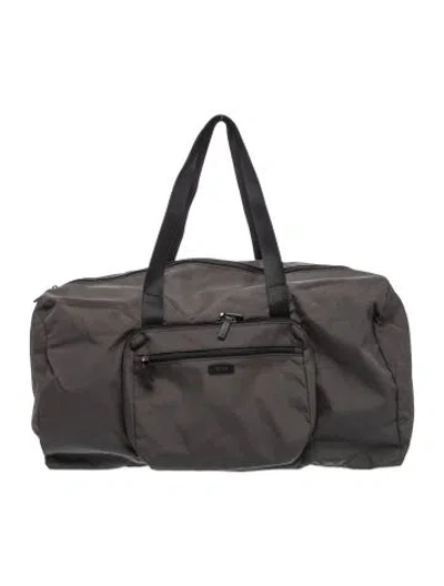 Pre-owned Tumi Nylon Weekender Bag W/ Tags In Gray