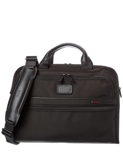 Tumi Org Port Laptop Brief In Black