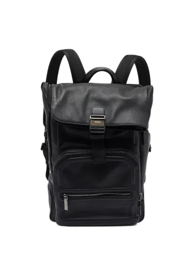 Pre-owned Tumi Osborn Roll-top Backpack In Black