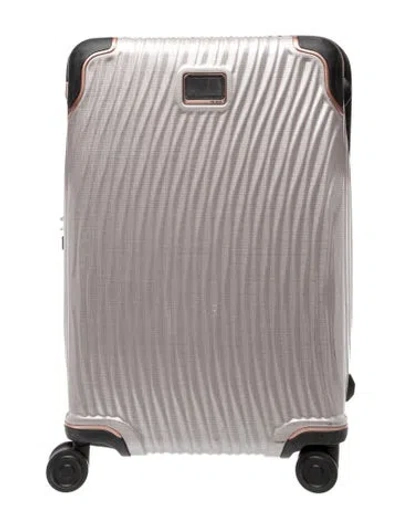 Pre-owned Tumi Padlock Rollable Luggage In Grey