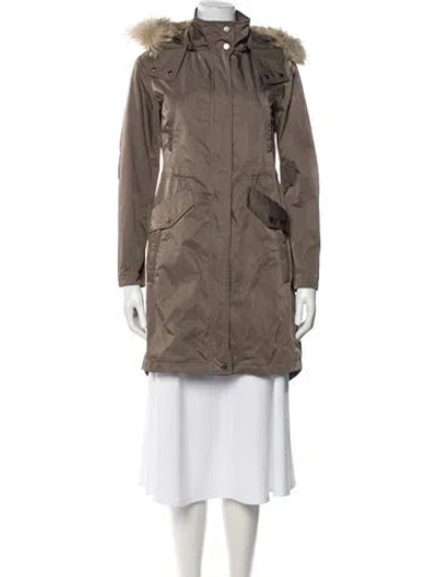 Pre-owned Tumi Parka In Brown