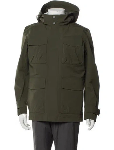Pre-owned Tumi Parka In Green