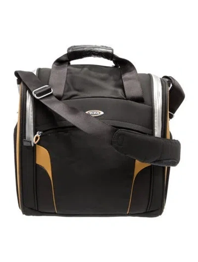 Pre-owned Tumi Pattern Print Nylon Carry-on Bag In Gray