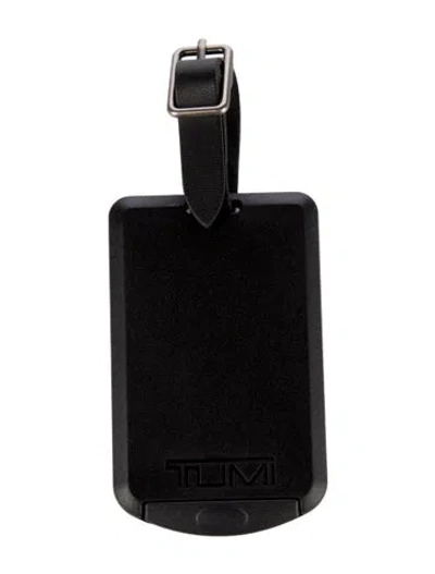 Pre-owned Tumi Plastic Luggage Tag In Black
