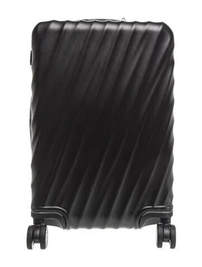 Pre-owned Tumi Polycarbonate Carry On Luggage In Black