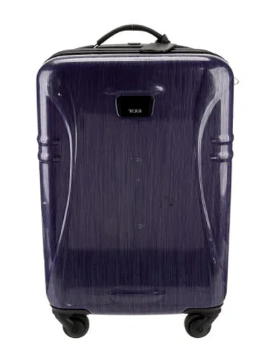 Pre-owned Tumi Polycarbonate Carry-on. In Purple