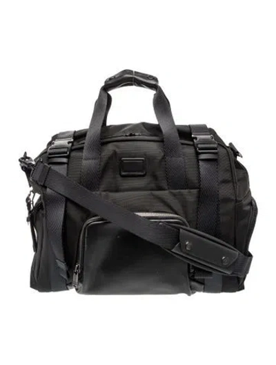 Pre-owned Tumi Polyester Carry On Duffle Bag In Black