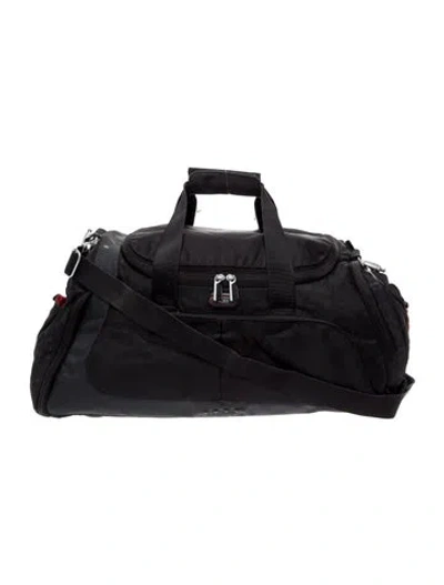 Pre-owned Tumi Polyester Carry On Luggage In Black/red