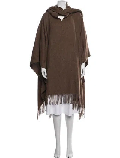 Pre-owned Tumi Poncho In Brown