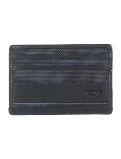 Pre-owned Tumi Printed Card Holder In Black