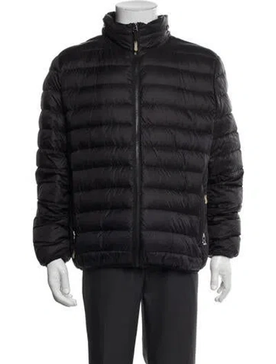Pre-owned Tumi Puffer Coat In Black