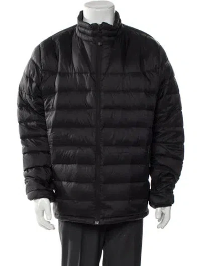 Pre-owned Tumi Puffer Coat In Gray