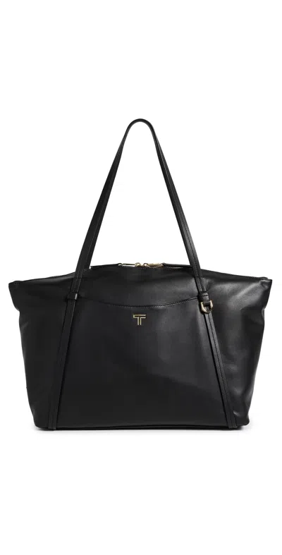 Tumi Q Tote Black/light Gold