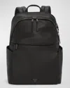 Tumi Voyageur Raina Leather Backpack In Black/gunmetal
