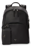 Tumi Raina Medium Leather Backpack In Black