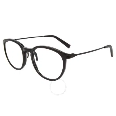Tumi Reading Oval Men's Eyeglasses Vtu801 Bla 50 100 In Black