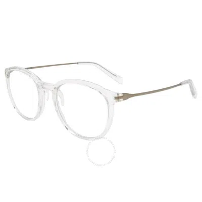 Tumi Reading Oval Men's Eyeglasses Vtu801 Cry 50 100 In Transparent