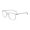 Tumi Reading Square Men's Eyeglasses Vtu803 0cry 53 +1.00