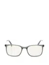 Tumi Rectangle-frame Glasses In Gray
