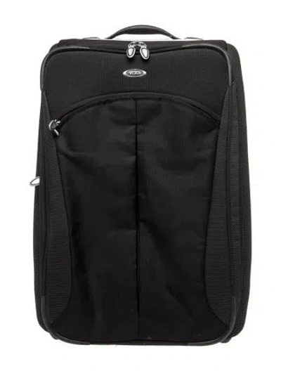 Pre-owned Tumi Rolling Carry-on Luggage In Black