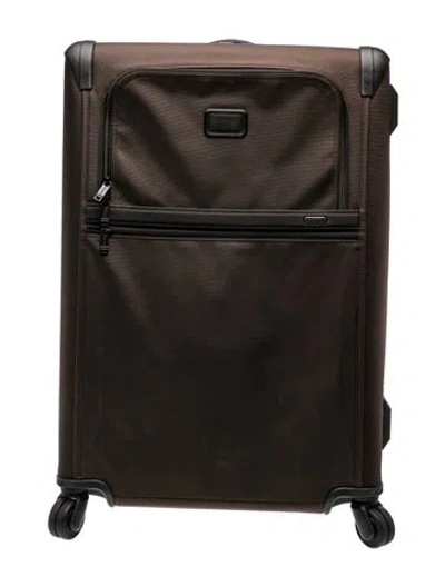 Pre-owned Tumi Rolling Luggage In Black/brown