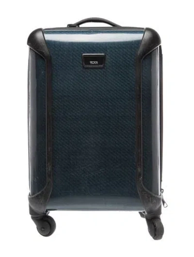 Pre-owned Tumi Rolling Suitcase In Blue