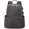 Tumi Rosie Nylon Backpack In Gray