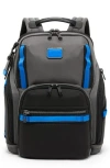 Tumi Alpha Bravo Navigation Backpack In Grey/blue