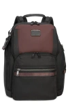 Tumi Search Nylon Backpack In Oxblood