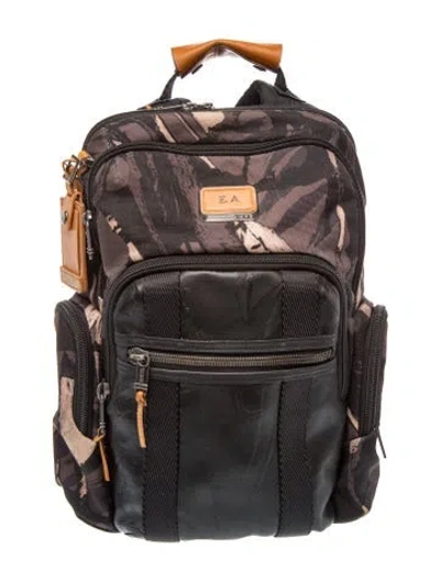 Pre-owned Tumi Signature Backpack In Black