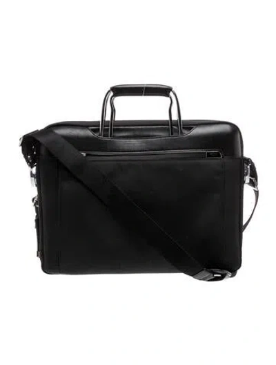 Pre-owned Tumi Signature Briefcase In Black