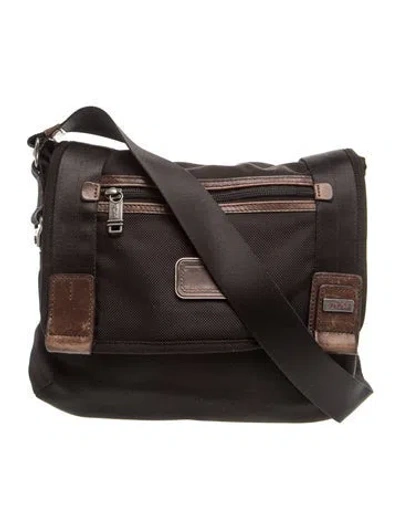 Pre-owned Tumi Signature Messenger Bag In Black