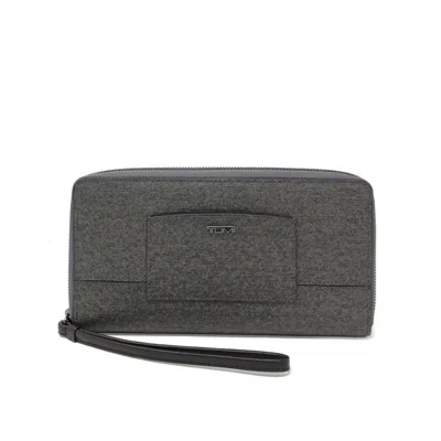 Pre-owned Tumi Sinclair Travel Wallet Earl Grey In Gray