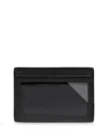 Tumi Slim Leather Card Case In Black