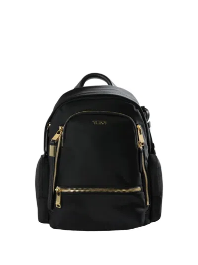 Tumi Small Celina Logo-plaque Zip-fastening Backpack In Black