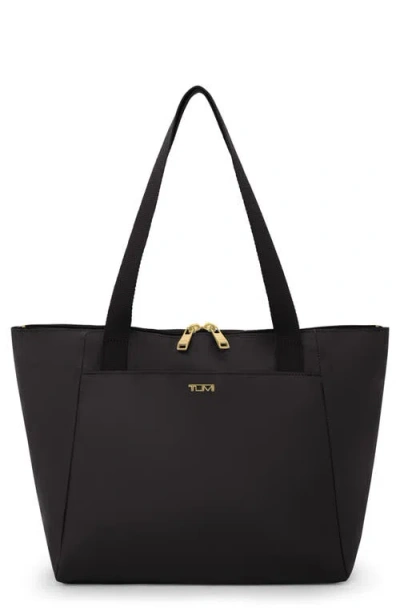 Tumi Small Just In Case Nylon Tote In Black/gunmetal