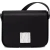 Tumi Small Olas Leather Shoulder Bag In Black