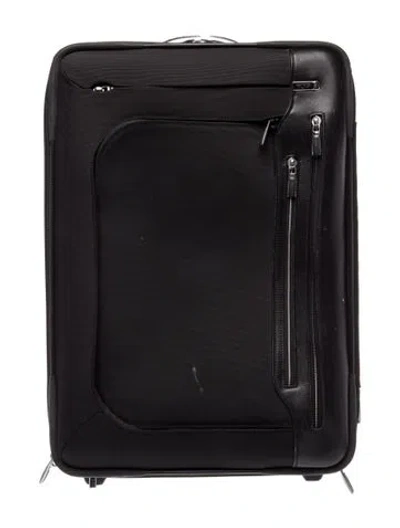 Pre-owned Tumi Soft-shell Carry-on Luggage In Black